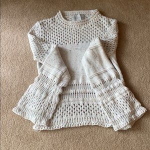 Paper Crane Crop Knit Sweater💋